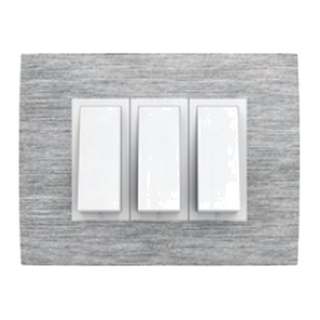 Vankon Vivo Ciaz Silver Wood Plates