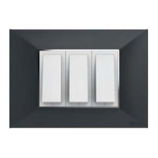 Vankon Vivo Creta Satin Grey Plates