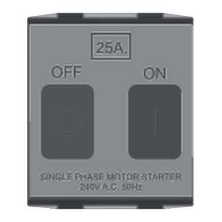 Vankon Krio Grey Motor Starters & 32A DP