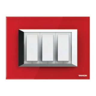 Vankon Vivo Mirror Plates (Acrylic Red)