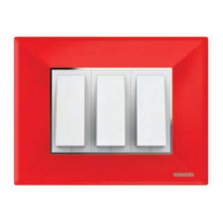 Vankon Viva Glossy Red Plates